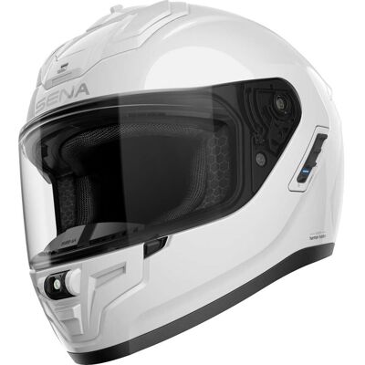 Casco moto intelligente Sena Phantom 60S bianco - casco integrale Casco moto intelligente Sena Phantom 60S bianco - casco integrale
