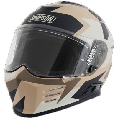 Casco Moto Integrale Simpson Venom 22.06 F 913 Panzer taglia S Casco Moto Integrale Simpson Venom 22.06 F 913 Panzer taglia S
