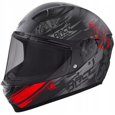 Casco Moto Integrale Stormer Strike Multi Race Rosso Opaco taglia L Casco Moto Integrale Stormer Strike Multi Race Rosso Opaco taglia L