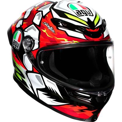 Casco Moto Integrale Touring in Fibra AGV K6 S BEZZECCHI 202 taglia 2X Casco Moto Integrale Touring in Fibra AGV K6 S BEZZECCHI 202 taglia 2X