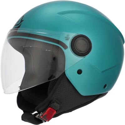 Acerbis - Brezza - Turchese Metallo - XL - Casco Jet Moto Acerbis - Brezza - Turchese Metallo - XL - Casco Jet Moto