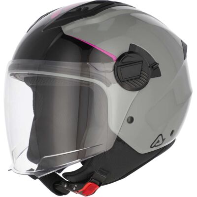 Casco Moto Jet Acerbis Levante Grigio Rosa taglia M Casco Moto Jet Acerbis Levante Grigio Rosa taglia M