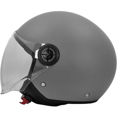 Casco Moto Jet Bhr 832 Minimal Grigio Opaco taglia M Casco Moto Jet Bhr 832 Minimal Grigio Opaco taglia M