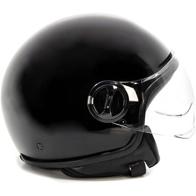 Casco Moto Jet Bhr 835 Special Nero Metallizzato taglia XS Casco Moto Jet Bhr 835 Special Nero Metallizzato taglia XS
