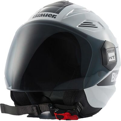Casco Moto Jet Blauer HT Brat Bianco Nero taglia XXS Casco Moto Jet Blauer HT Brat Bianco Nero taglia XXS