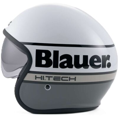 Casco Moto Jet Blauer Pilot 4.0 Bianco Grigio taglia 2XL Casco Moto Jet Blauer Pilot 4.0 Bianco Grigio taglia 2XL