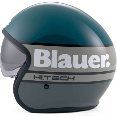 Casco Moto Jet Blauer Pilot 4.0 Ottanio Titanio Lucido taglia M Casco Moto Jet Blauer Pilot 4.0 Ottanio Titanio Lucido taglia M