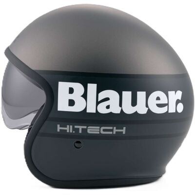 Casco Moto Jet Blauer Pilot 4.0 Titanio Grigio Opaco taglia M Casco Moto Jet Blauer Pilot 4.0 Titanio Grigio Opaco taglia M