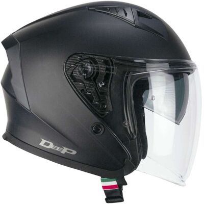 Casco Moto Jet CGM 127A DEEP MONO Nero opaco taglia XS Casco Moto Jet CGM 127A DEEP MONO Nero opaco taglia XS