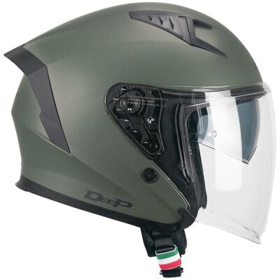 CGM - 127A - Verde opaco - M - Helmet CGM - 127A - Verde opaco - M - Helmet