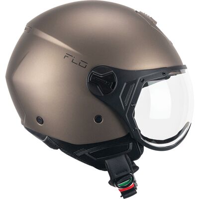 CGM - 167A FLO MONO - Tortora satinato - 2XL - Helmet CGM - 167A FLO MONO - Tortora satinato - 2XL - Helmet
