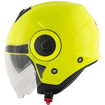 Casco Moto Jet Doppia Visiera Kappa KV37 OREGON Basic Giallo taglia XS Casco Moto Jet Doppia Visiera Kappa KV37 OREGON Basic Giallo taglia XS