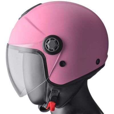 Casco Moto Jet Gms Gelato Fragola taglia M Casco Moto Jet Gms Gelato Fragola taglia M