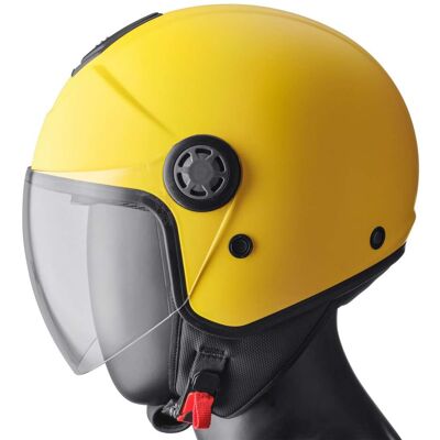 Casco Moto Jet Gms Gelato Limone taglia L Casco Moto Jet Gms Gelato Limone taglia L