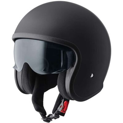 Casco Moto Jet GMS Ride nero opaco taglia L Casco Moto Jet GMS Ride nero opaco taglia L