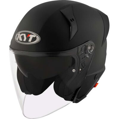 Casco Moto Jet KYT TTR-JET PLAIN Opaco Nero taglia XL Casco Moto Jet KYT TTR-JET PLAIN Opaco Nero taglia XL
