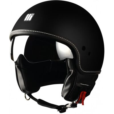Casco Moto Jet Motocubo 717 BEETLE Nero Opaco (22.06) taglia XL Casco Moto Jet Motocubo 717 BEETLE Nero Opaco (22.06) taglia XL