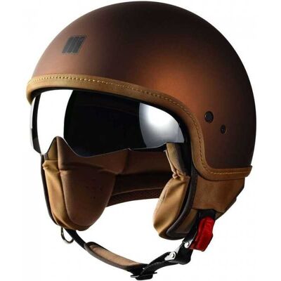 Casco Moto Jet Motocubo 717 BEETLE Tabacco (22.06) taglia XL Casco Moto Jet Motocubo 717 BEETLE Tabacco (22.06) taglia XL