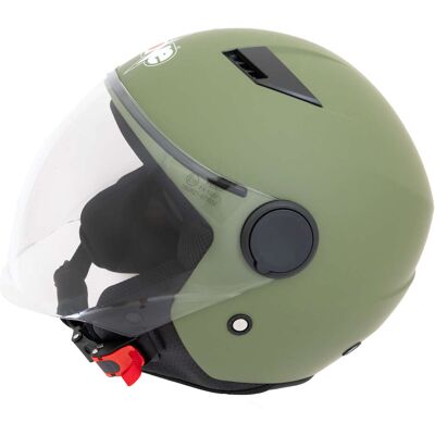 Casco Moto Jet One Con Visiera One Gamma 2.0 Verde Militare taglia L Casco Moto Jet One Con Visiera One Gamma 2.0 Verde Militare taglia L