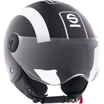 Casco demi-jet Sparco Xl per moto - Visiera antigraffio Casco demi-jet Sparco Xl per moto - Visiera antigraffio