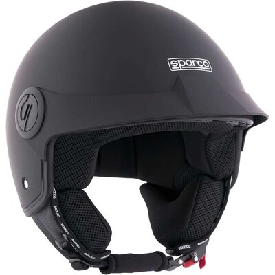 SPARCO - Demi-jet Peak - Nero opaco - ABS - Helmet SPARCO - Demi-jet Peak - Nero opaco - ABS - Helmet