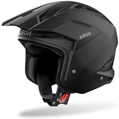 Casco Moto Jet Trial Airoh TRR II COLOR Nero Opaco taglia 2XL Casco Moto Jet Trial Airoh TRR II COLOR Nero Opaco taglia 2XL