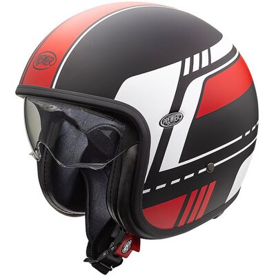 Casco Moto Jet Vintage In Fibra Premier VINTAGE EVO BL92 BM taglia XS Casco Moto Jet Vintage In Fibra Premier VINTAGE EVO BL92 BM taglia XS