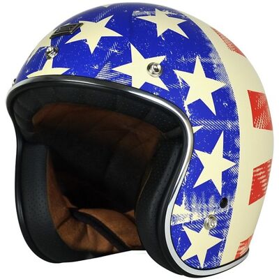 Casco Moto Jet Vintage Origine Primo Old Glory taglia M Casco Moto Jet Vintage Origine Primo Old Glory taglia M