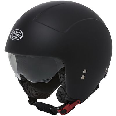 Casco Moto Mini Jet Premier ROCKER U9 BM Nero Opaco taglia L Casco Moto Mini Jet Premier ROCKER U9 BM Nero Opaco taglia L
