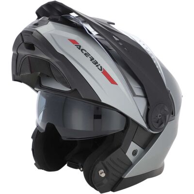 Acerbis - Rider P/J - Grigio Opaco - Modulare Casco Acerbis - Rider P/J - Grigio Opaco - Modulare Casco