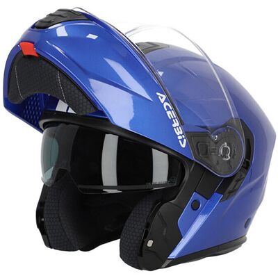Casco Moto Modulare Acerbis TDC 2206 Doppia Omologazione Blu taglia S Casco Moto Modulare Acerbis TDC 2206 Doppia Omologazione Blu taglia S