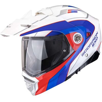 Casco Moto Modulare Adventure P/J Scorpion ADX-2 KAMPS Bianc taglia M Casco Moto Modulare Adventure P/J Scorpion ADX-2 KAMPS Bianc taglia M