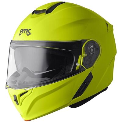 Casco Moto Modulare GMS Aperio giallo nero taglia XL Casco Moto Modulare GMS Aperio giallo nero taglia XL