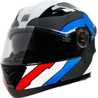 Casco Moto Modulare Motocubo 926 FLIP CUBE EVO Bianco Rosso taglia XL Casco Moto Modulare Motocubo 926 FLIP CUBE EVO Bianco Rosso taglia XL