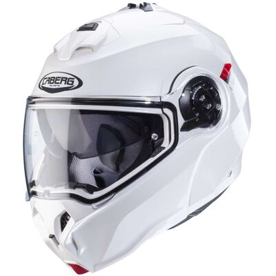 Casco Moto Modulare Omologato P/J Caberg DUKE EVO Bianco Met taglia L Casco Moto Modulare Omologato P/J Caberg DUKE EVO Bianco Met taglia L