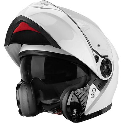 Casco Moto Modulare One Outline 2.0 Doppia Visiera Pearl Whi taglia XS Casco Moto Modulare One Outline 2.0 Doppia Visiera Pearl Whi taglia XS