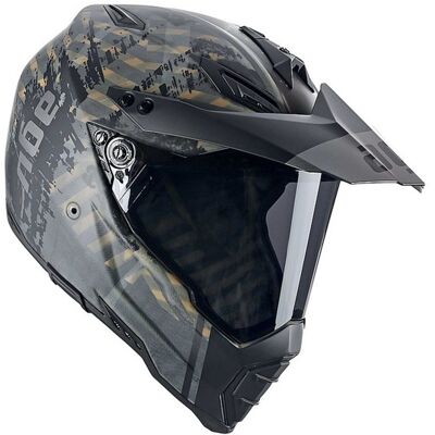 Casco moto off-road Agv AX-8 Dual Evo Multi GT Grunge gunmet taglia XX Casco moto off-road Agv AX-8 Dual Evo Multi GT Grunge gunmet taglia XX