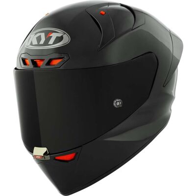 Casco Moto Racing Kyt KX-1 RACE GP PLAIN Nero Opaco FIM taglia M Casco Moto Racing Kyt KX-1 RACE GP PLAIN Nero Opaco FIM taglia M