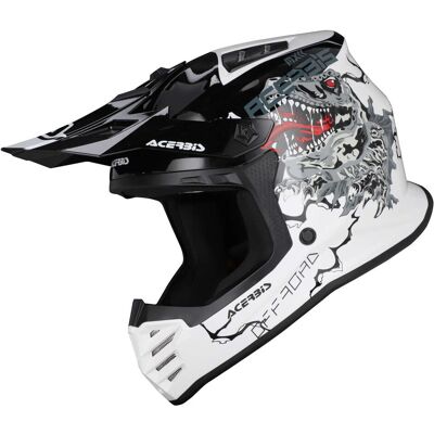 Casco Motocross Enduro ACERBIS Bambino PROFILE JUNIOR Bianco taglia M Casco Motocross Enduro ACERBIS Bambino PROFILE JUNIOR Bianco taglia M