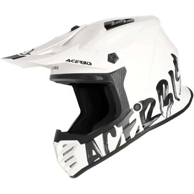 Casco Motocross Enduro Bambino Acerbis PROFILE JUNIOR Bianco taglia M Casco Motocross Enduro Bambino Acerbis PROFILE JUNIOR Bianco taglia M