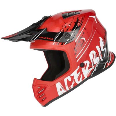 Casco Motocross Enduro Bambino Acerbis PROFILE JUNIOR Rosso taglia S Casco Motocross Enduro Bambino Acerbis PROFILE JUNIOR Rosso taglia S