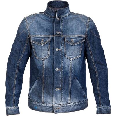 Giacca di Jeans Moto PMJ Promo Jeans WEST Mid Vegas taglia 2XL Giacca di Jeans Moto PMJ Promo Jeans WEST Mid Vegas taglia 2XL
