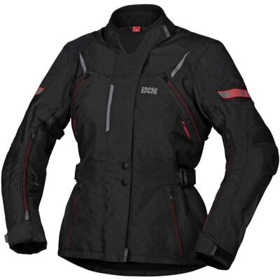 Giacca Donna Moto Ixs Tour LIZ-ST Nero Rosso taglia S Giacca Donna Moto Ixs Tour LIZ-ST Nero Rosso taglia S