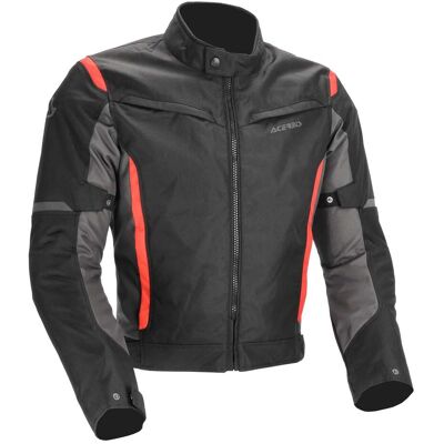 Giacca Moto Acerbis CE-MAT 2.0 Nero Rosso taglia L Giacca Moto Acerbis CE-MAT 2.0 Nero Rosso taglia L
