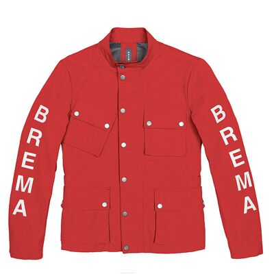Giacca Moto Brema Silver Vase Compact J-M Rosso taglia M Giacca Moto Brema Silver Vase Compact J-M Rosso taglia M