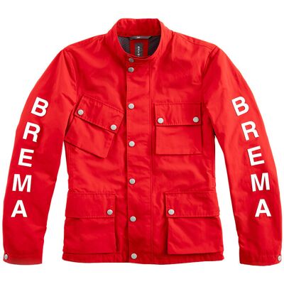 Giacca Moto Brema Silver Vase Rosso taglia S Giacca Moto Brema Silver Vase Rosso taglia S