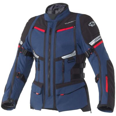 Giacca Moto Clover GTS 5 WP Navy Nero taglia L Giacca Moto Clover GTS 5 WP Navy Nero taglia L