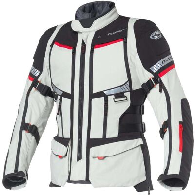 Giacca Moto Clover GTS 5 WP Nero Grigio taglia 2XL Giacca Moto Clover GTS 5 WP Nero Grigio taglia 2XL