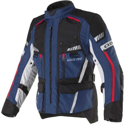 Giacca Moto Clover RALLY PRO WP Navy Nero taglia M Giacca Moto Clover RALLY PRO WP Navy Nero taglia M