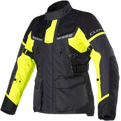 Giacca Moto Clover SCOUT 4 WP Giallo Grigio Scuro Nero taglia L Giacca Moto Clover SCOUT 4 WP Giallo Grigio Scuro Nero taglia L